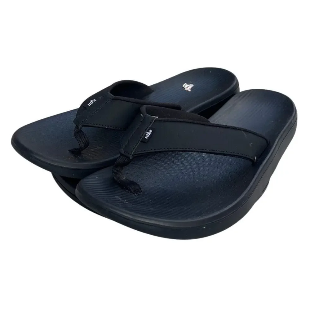 Men's Nike Kepa Kai AO3621-001 Synthetic Casual Flip Flop Thong Sandal 14 Black